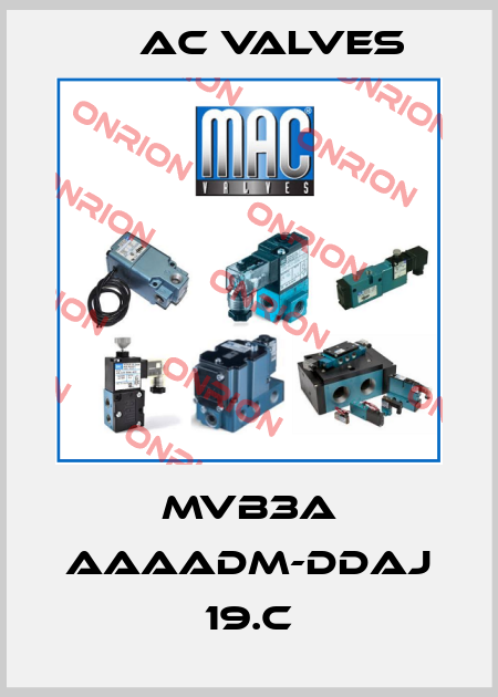 MVB3A AAAADM-DDAJ 19.C МAC Valves