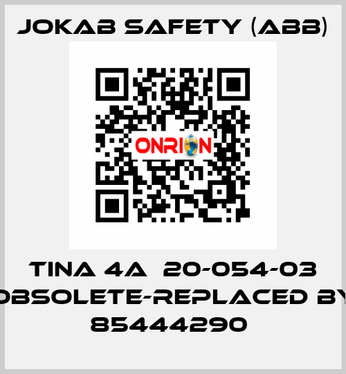 TINA 4A  20-054-03 OBSOLETE-replaced by 85444290  Jokab Safety (ABB)