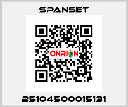 25104500015131 SpanSet