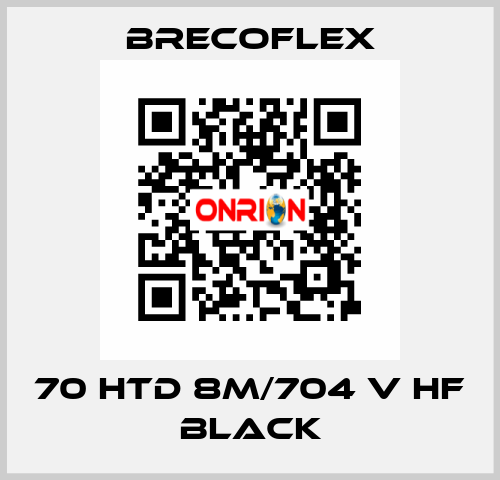 70 HTD 8M/704 V HF Black Brecoflex