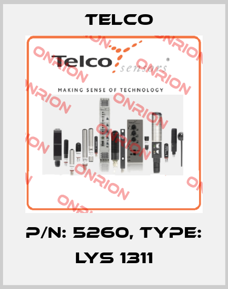 p/n: 5260, Type: LYS 1311 Telco
