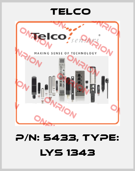 p/n: 5433, Type: LYS 1343 Telco