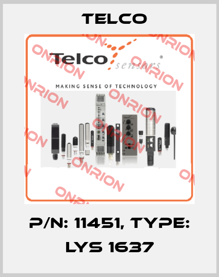 p/n: 11451, Type: LYS 1637 Telco