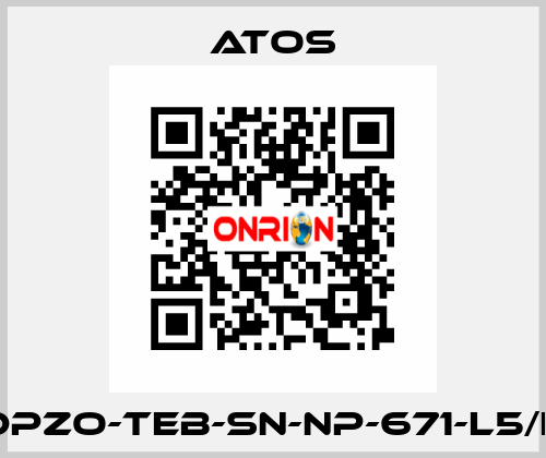 DPZO-TEB-SN-NP-671-L5/E Atos