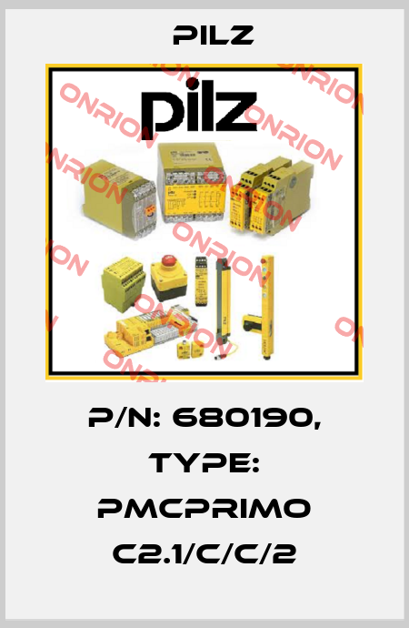 p/n: 680190, Type: PMCprimo C2.1/C/C/2 Pilz