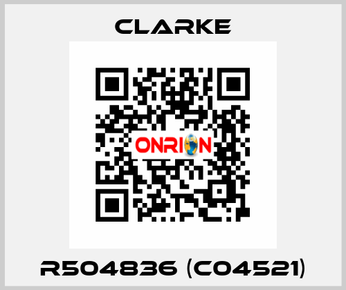  R504836 (C04521) Clarke