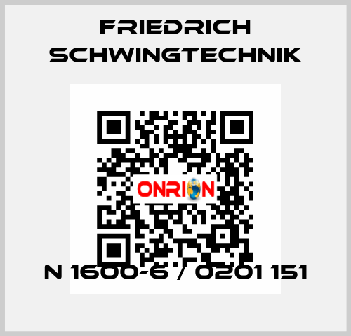 N 1600-6 / 0201 151 Friedrich Schwingtechnik