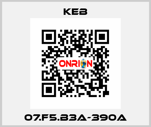 07.F5.B3A-390A KEB