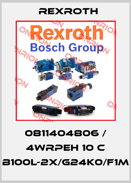 0811404806 / 4WRPEH 10 C B100L-2X/G24K0/F1M Rexroth