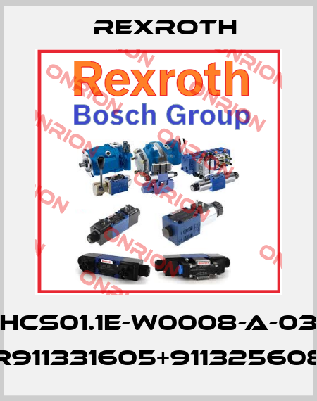 HCS01.1E-W0008-A-03 R911331605+911325608 Rexroth