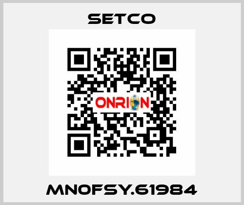 MN0FSY.61984 SETCO