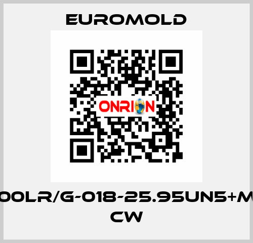 (M400LR/G-018-25.95UN5+MWS) CW EUROMOLD