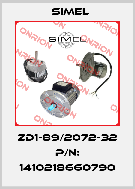 ZD1-89/2072-32 P/N: 1410218660790 Simel