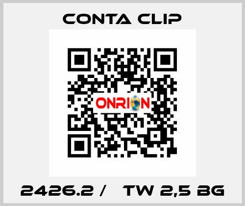 2426.2 /   TW 2,5 BG Conta Clip