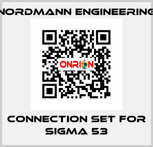 Connection set for SIGMA 53 NORDMANN ENGINEERING