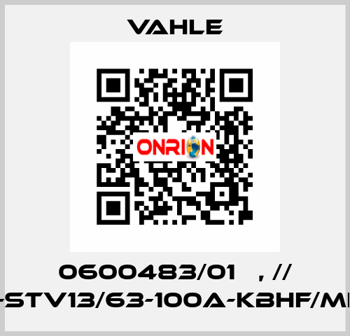 0600483/01   , // VM-STV13/63-100A-KBHF/MKHF Vahle