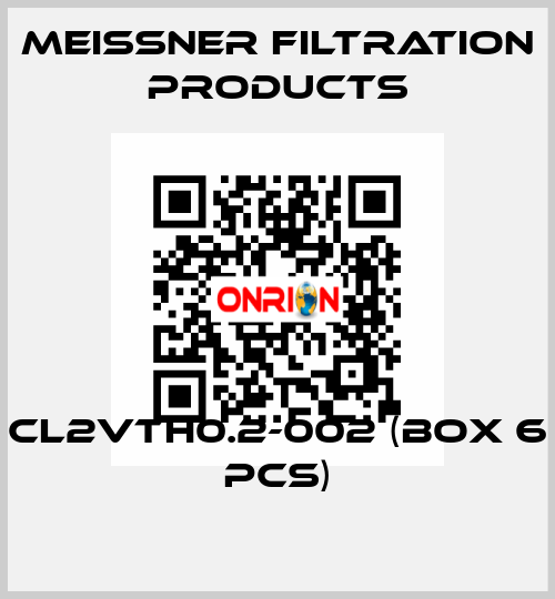 CL2VTH0.2-002 (Box 6 pcs) Meissner Filtration Products