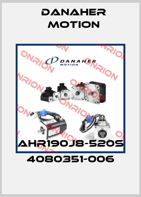 AHR190J8-520S   4080351-006 Danaher Motion