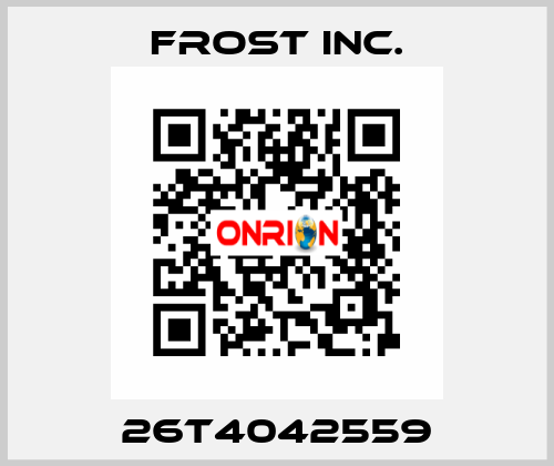 26T4042559 FROST Inc.