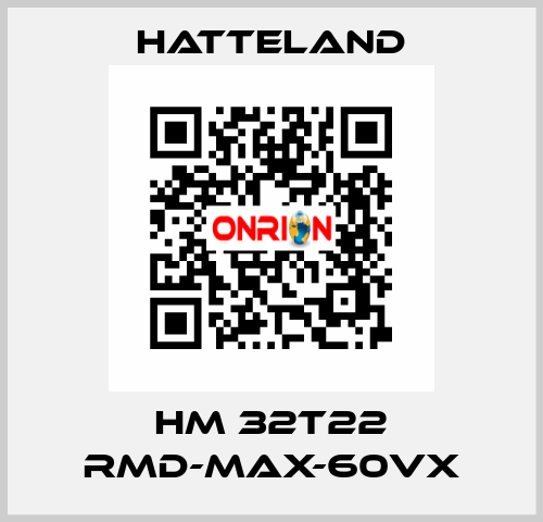 HM 32T22 RMD-MAX-60VX HATTELAND