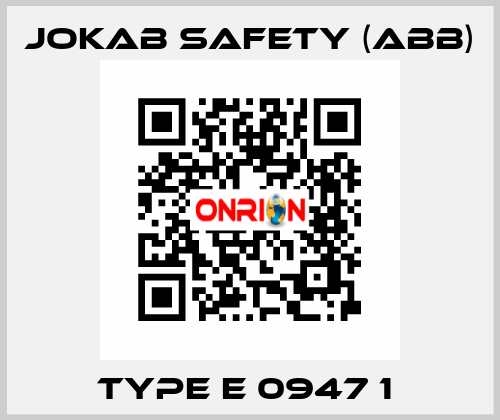 TYPE E 0947 1  Jokab Safety (ABB)