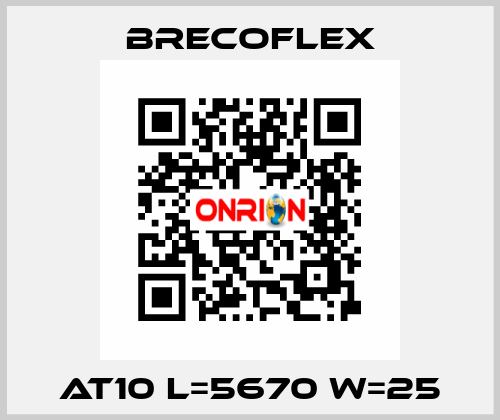 At10 L=5670 W=25 Brecoflex