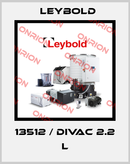 13512 / DIVAC 2.2 L Leybold