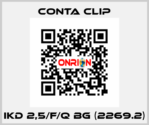 IKD 2,5/F/Q BG (2269.2) Conta Clip