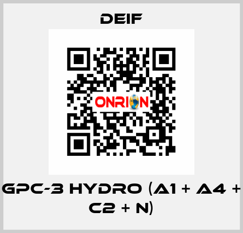 GPC-3 Hydro (A1 + A4 + C2 + N) Deif