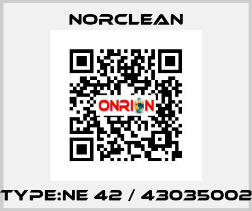 type:NE 42 / 43035002 Norclean