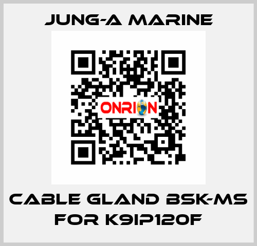 cable gland bsk-ms for K9IP120F JUNG-A MARINE