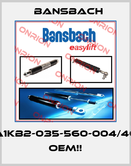 K0A1KB2-035-560-004/400N  OEM!! Bansbach