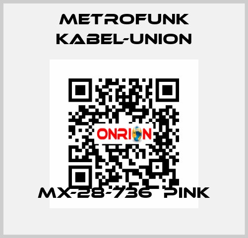 MX-28-736  pink METROFUNK KABEL-UNION