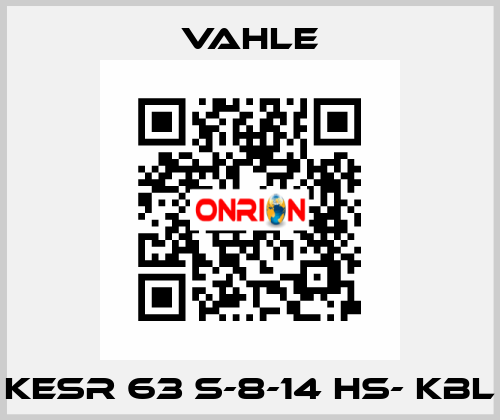 KESR 63 S-8-14 HS- KBL Vahle