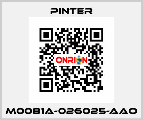 M0081A-026025-AAO Pinter