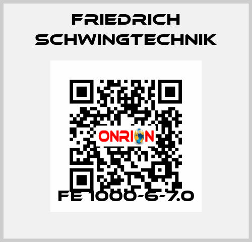 FE 1000-6-7.0 Friedrich Schwingtechnik