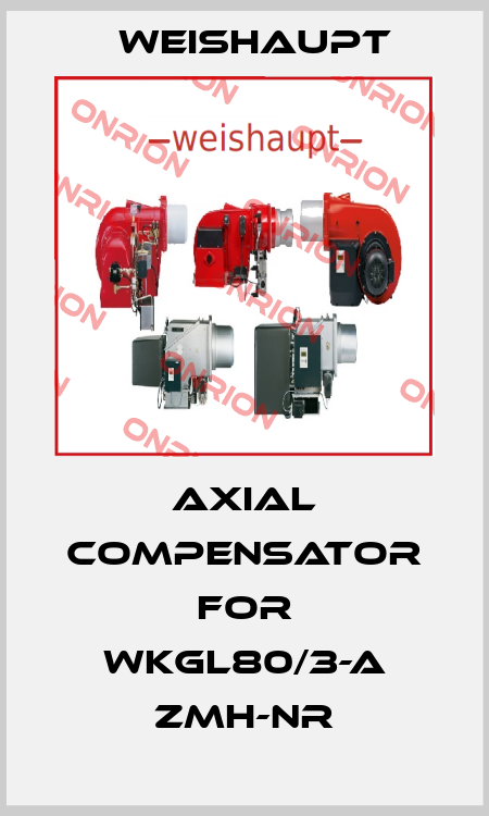 Axial compensator for WKGL80/3-A ZMH-NR Weishaupt