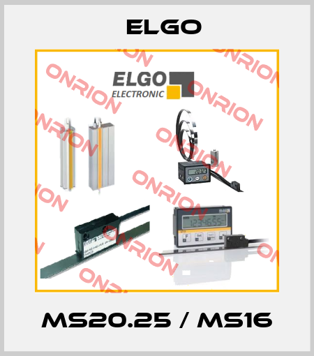 MS20.25 / MS16 Elgo