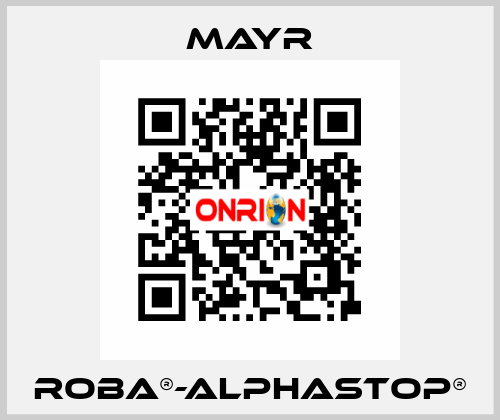 ROBA®-alphastop® Mayr