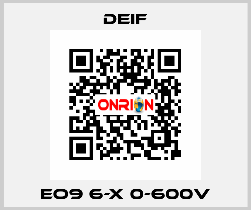 Eo9 6-x 0-600V Deif