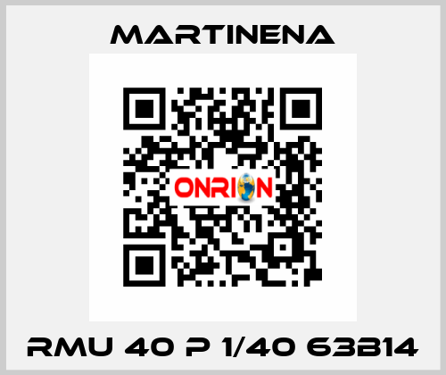 RMU 40 P 1/40 63B14 Martinena