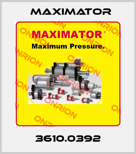 3610.0392 Maximator