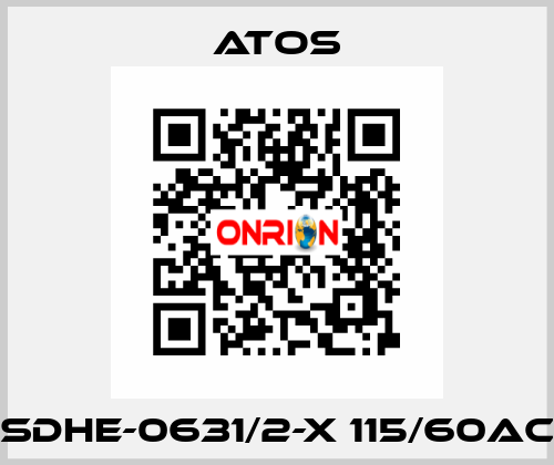 SDHE-0631/2-X 115/60AC Atos