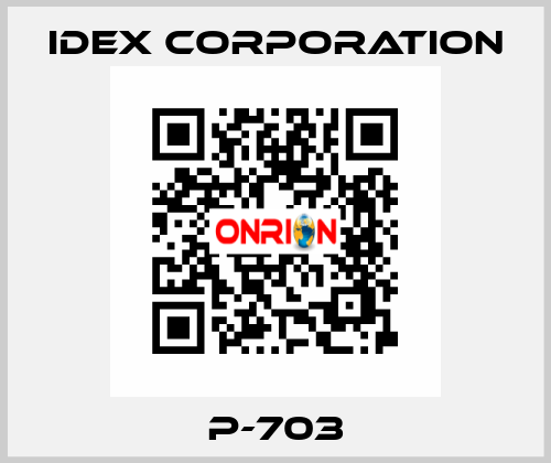 P-703 IDEX Corporation