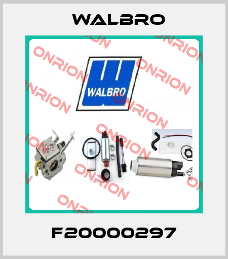 F20000297 Walbro