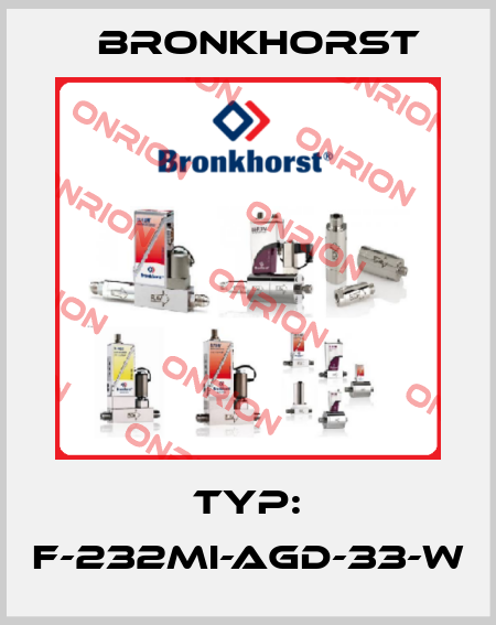 Typ: F-232MI-AGD-33-W Bronkhorst