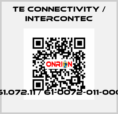 61.072.11 / 61-0072-011-000 TE Connectivity / Intercontec