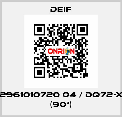 2961010720 04 / DQ72-x (90°) Deif