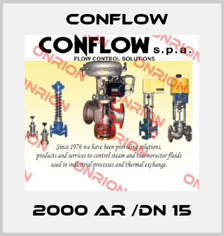 2000 AR /DN 15 CONFLOW