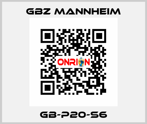 GB-P20-S6 GBZ MANNHEIM